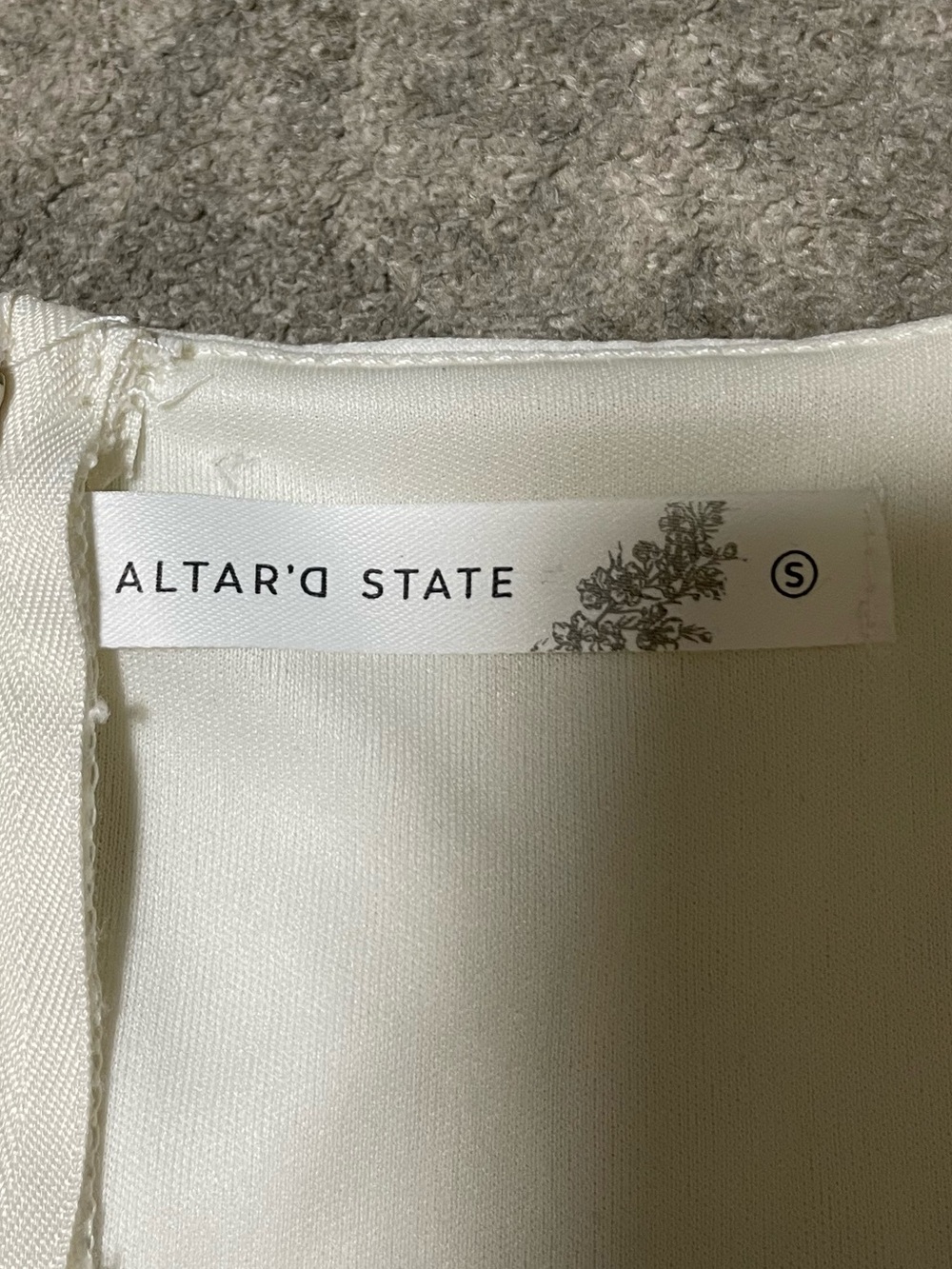 Altar’d State Puff Sleeve White Mini Dress - Picture 5 of 8